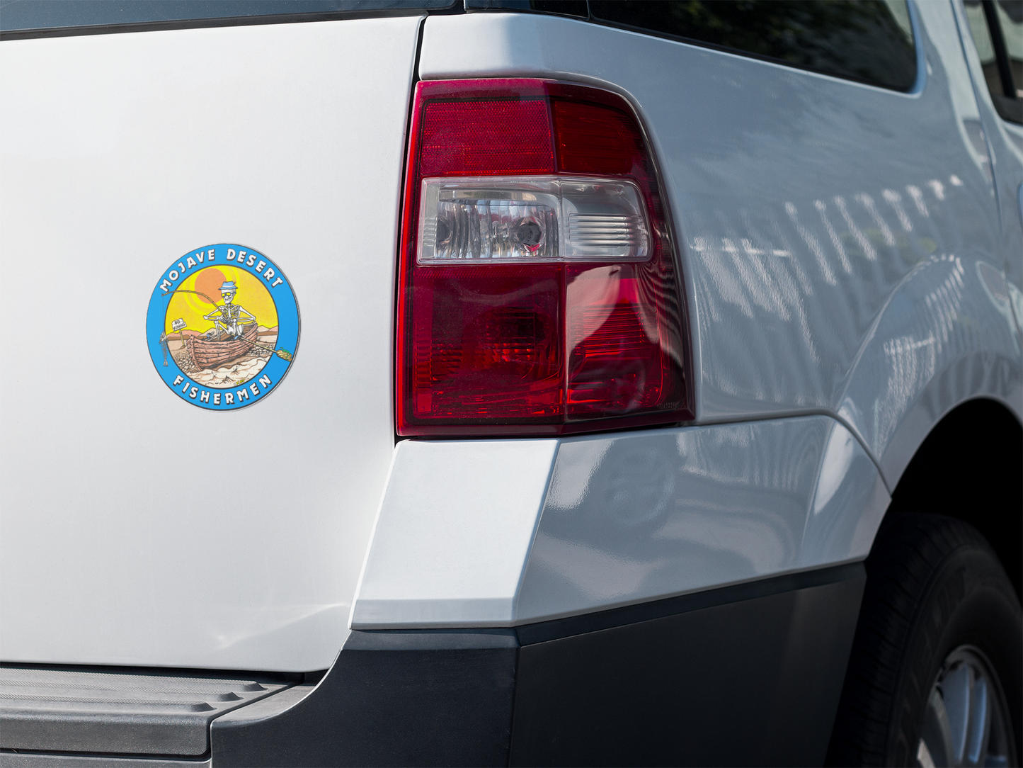 Mojave Desert Fishermen Sticker