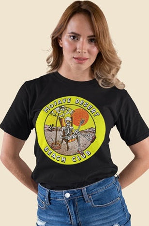 Mojave Desert Beach Club T Shirt Vintage Design