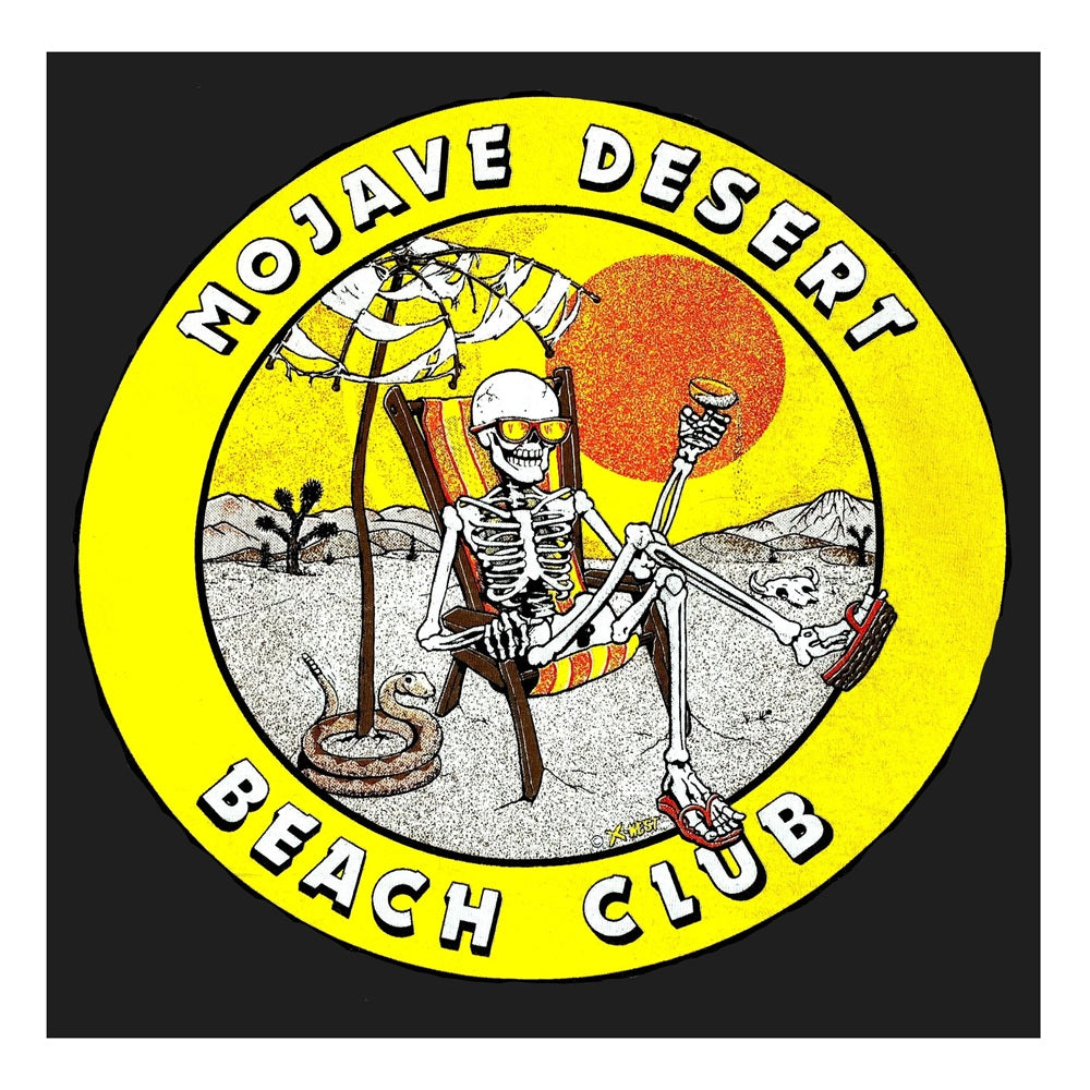 Mojave Desert Beach Club T Shirt Vintage Art