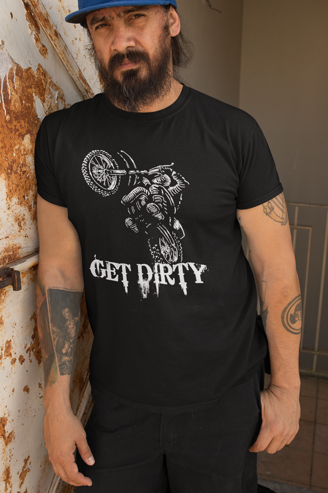 Get Dirty Dirt Bike Motocross T-Shirt