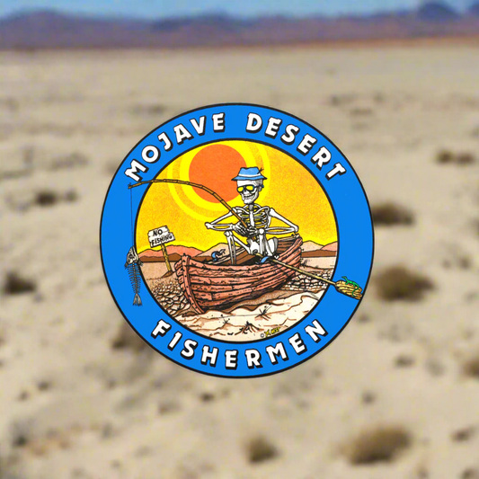 Mojave Desert Fishermen Sticker
