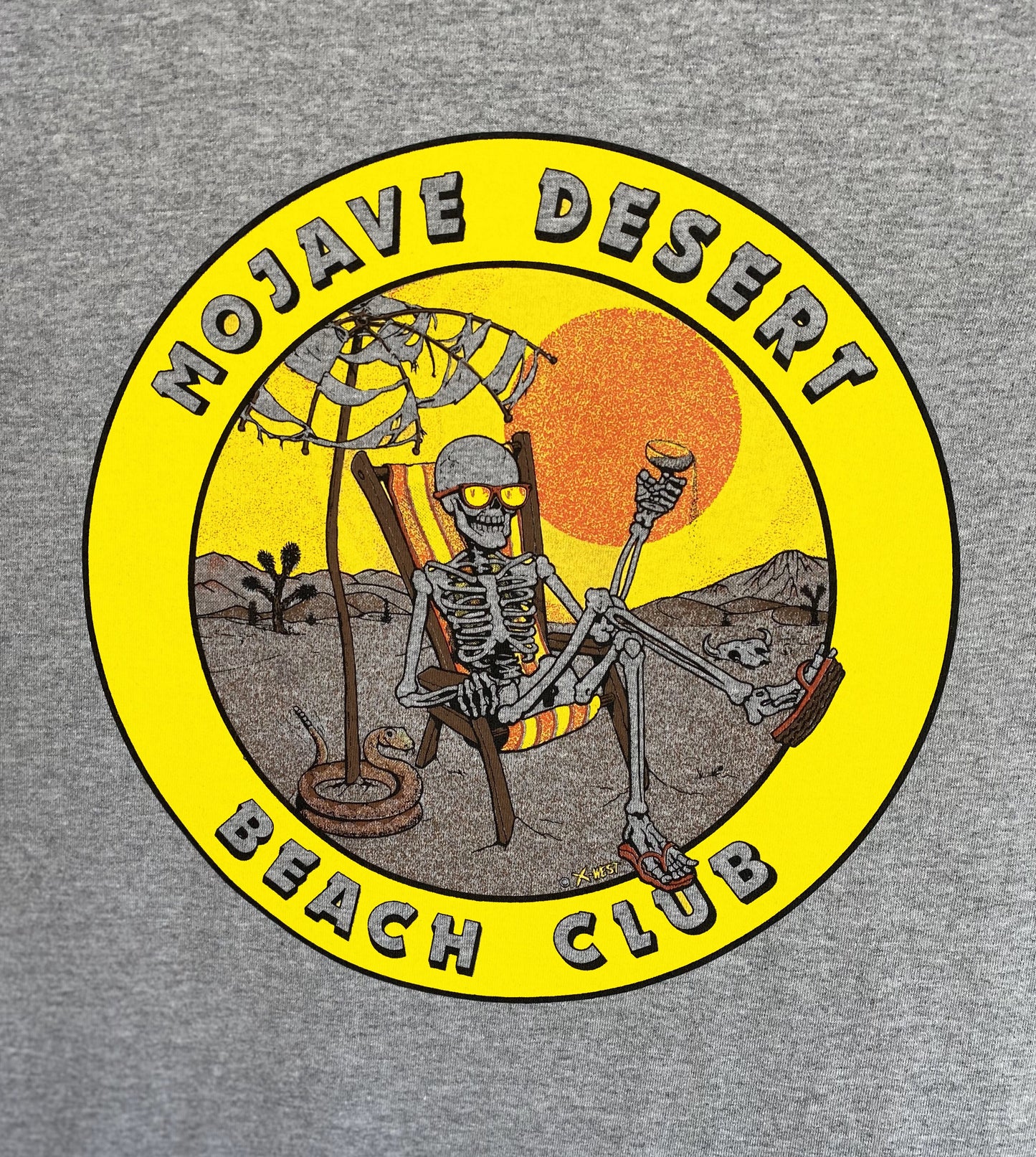 Mojave Desert Beach Club T Shirt Vintage Design