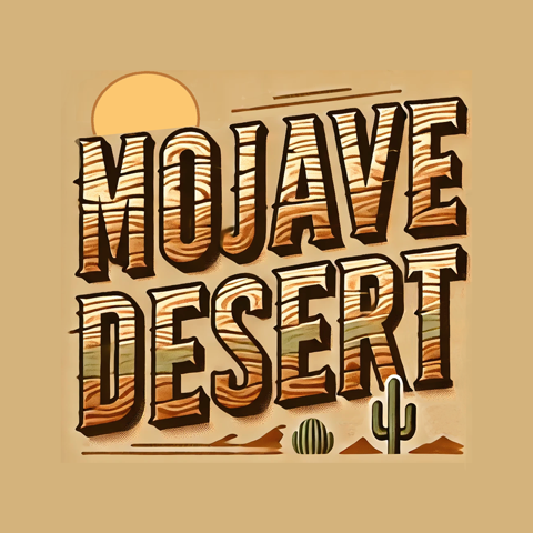 Mojave Desert Retro Sticker