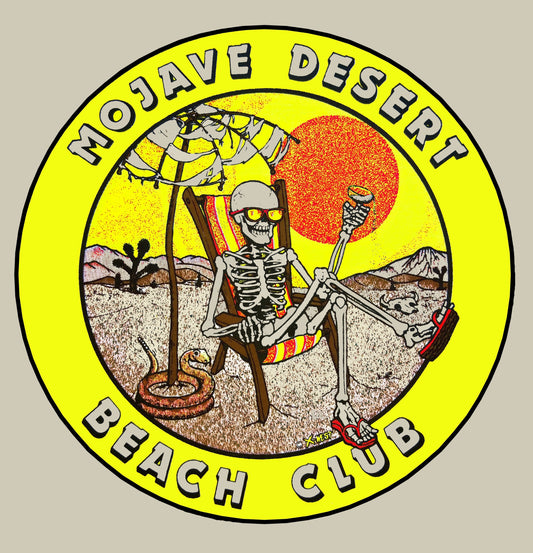 Mojave Desert Beach Club T Shirt Vintage Design