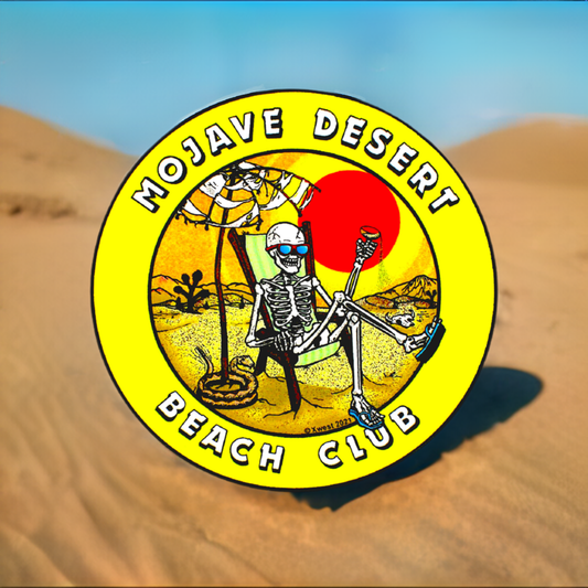 Mojave Desert Beach Club Sticker