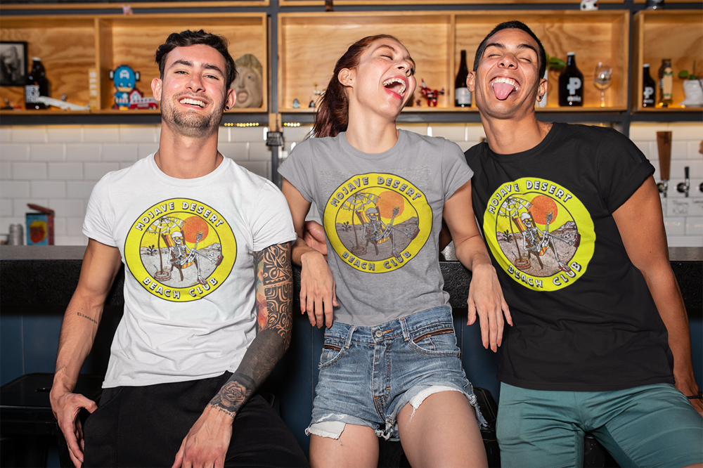 Mojave Desert Beach Club T Shirt Vintage Art
